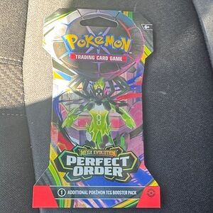 Pokémon TCG Perfect Order Booster Pack - Green Holo Art
